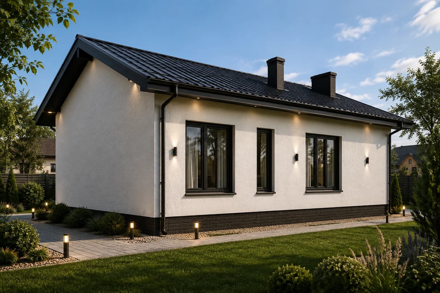 Проект BURO 120 — боковой фасад